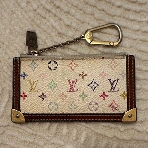 Louis Vuitton Multicolor Monogram Key Holder / Coin Card Case